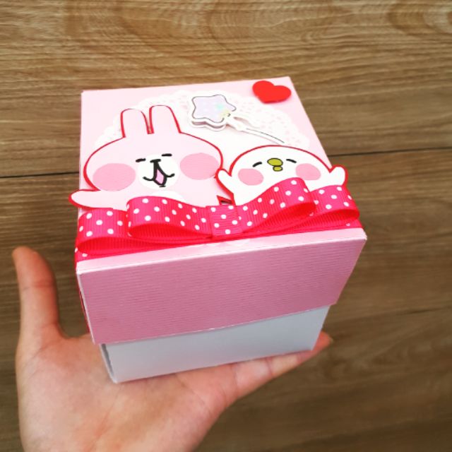 美兒小舖💓爆炸機關禮物盒💓卡娜赫拉🎁手作卡片