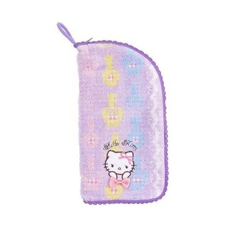 日本正品Sanrio三麗鷗系列 毛巾袋 水壺袋 萬用袋 雨傘袋 Hello kitty款(現貨在台)