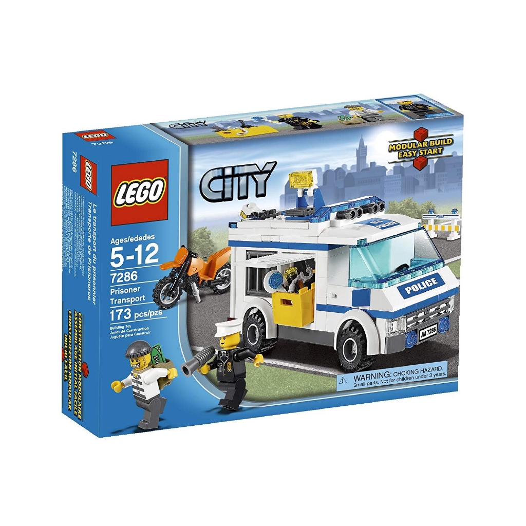 LEGO 樂高 7286 城市系列 Prisoner Transport 運囚車