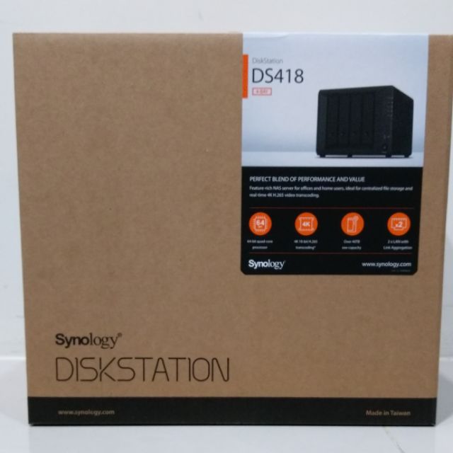 Synology DS418 全新免運