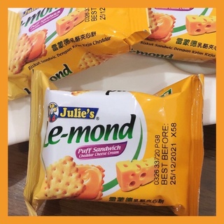 【尋找驚喜】東南亞 零食餅乾 茱蒂絲 Julie’s 雷蒙德 夾心餅乾 乳酪 檸檬
