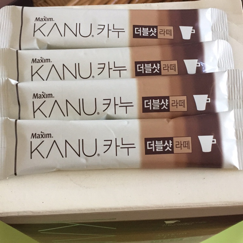 韓國 KANU雙倍拿鐵無糖 單包售（現貨）