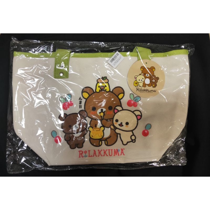 拉拉熊 日系質感手提袋 午餐袋 便當袋