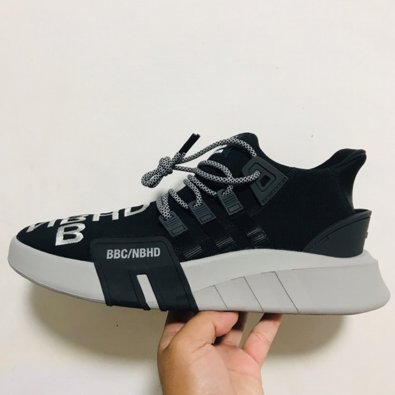 adidas EQT BASK ADV NBHD x BBC neighborhood 黑灰 EE8104