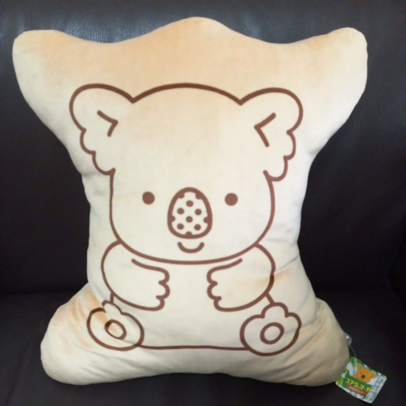 👍日本正版 SK JAPAN 景品 小熊餅乾 娃娃 巧克力餅乾 抱枕 靠枕 靠墊 枕頭 大抱枕 餅乾 零食 童年 禮物
