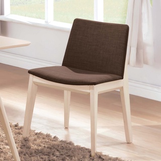 obis 椅子 餐椅 餐桌椅 伊諾克原木洗白咖啡布餐椅