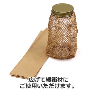 ☆╮Jessice 雜貨小鋪╭☆日本進口 長型 瓶裝用 蜂巢紙 筒形 酒瓶 水果 緩衝材 包裝用品 100入