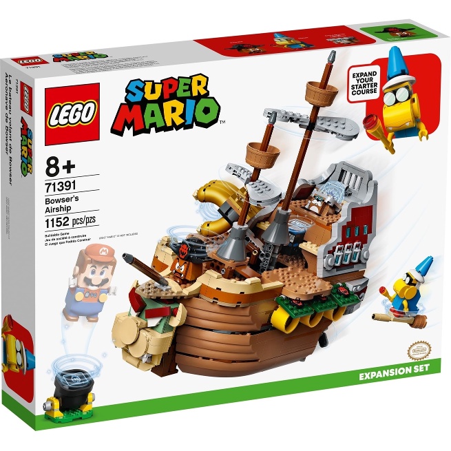 可郵寄 LEGO 樂高 71391 全新品未拆 瑪莉歐 瑪莉歐 Bowser’s Airship 庫巴飛船 卡美克