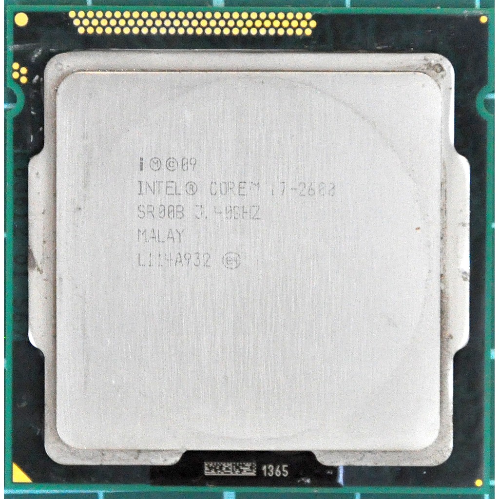 Intel i7-2600 CPU/1155腳位/8M/3.4G(二手良品含原廠風扇)