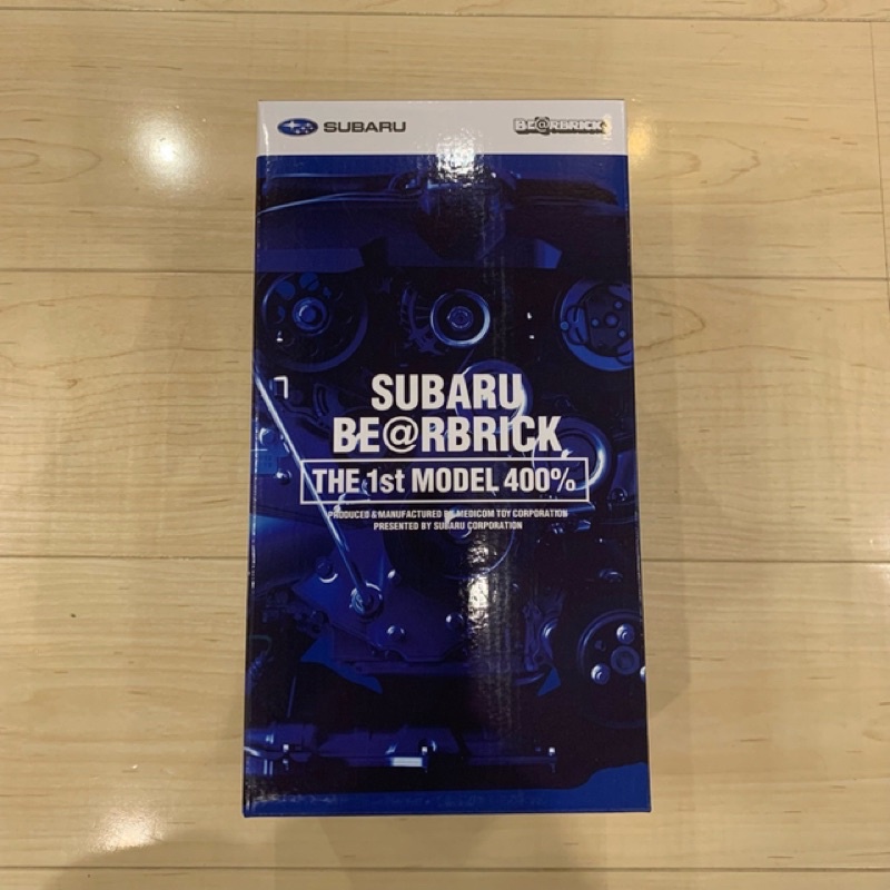 全新現貨未拆正品 BE@RBRICK BEARBRICK 400% 庫柏力克熊 Subaru 1st model