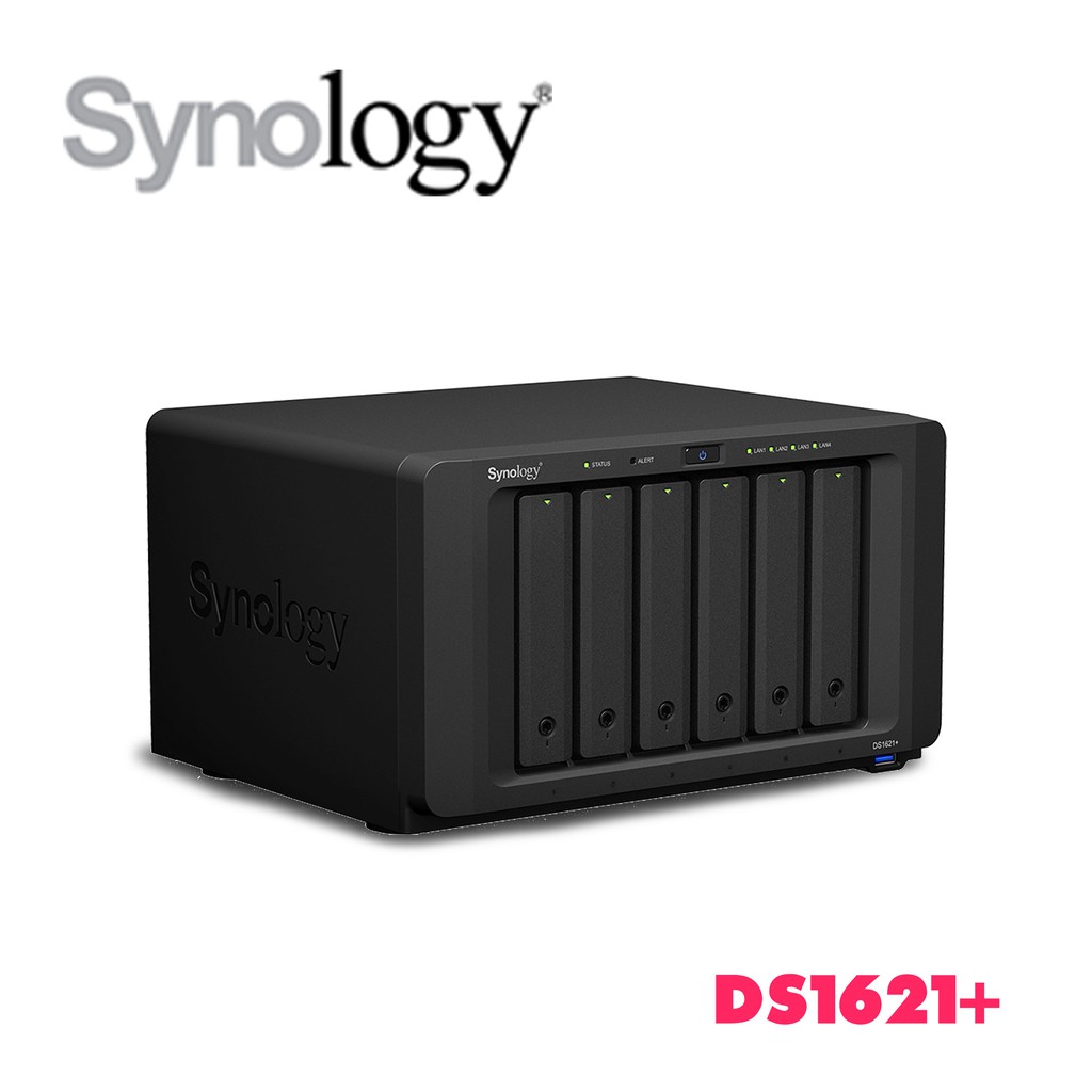 『免運』Synology 群暉 DS1621+ 6Bay NAS 四核 4G ECC 網路儲存伺服器