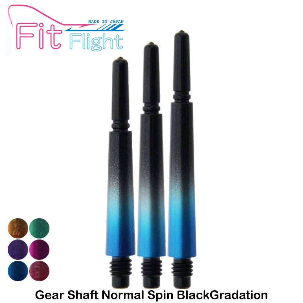 【Fit x Esprit】Gear Shaft Normal Spin Black Gradation 鏢桿DARTS