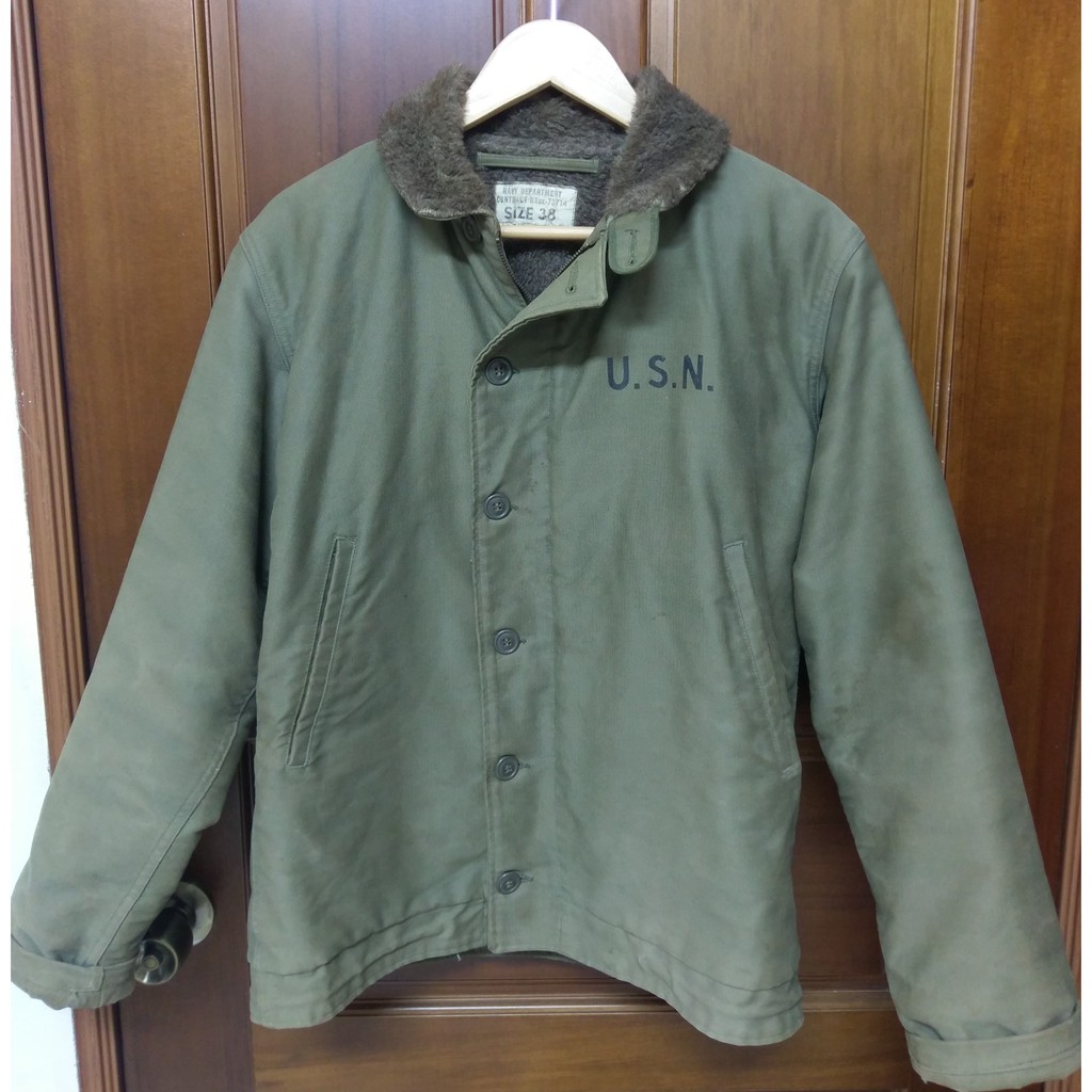 美軍公發 N1 DeckJacket Vintage WWII US Navy Size 38