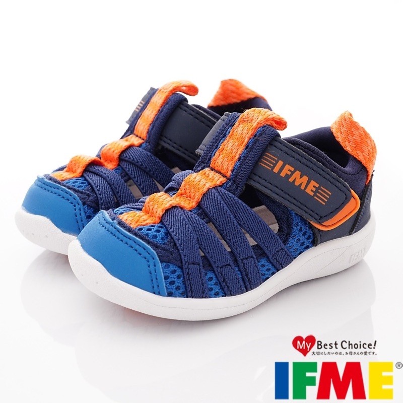 全新💯公司貨 IFME健康機能鞋 輕量洞洞水鞋款 軍藍(小童段) 15號