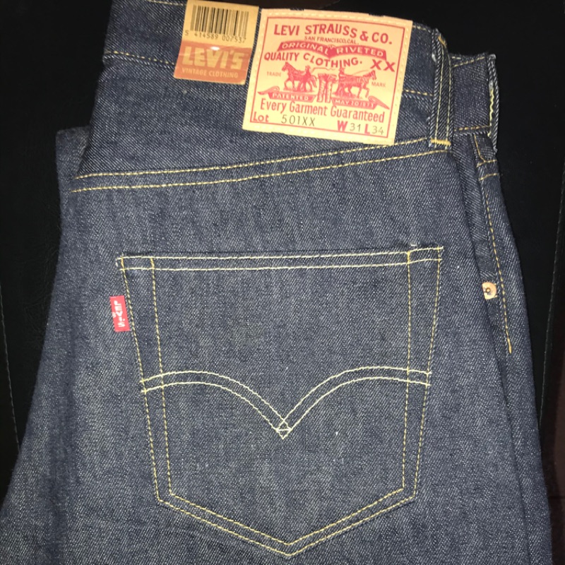 Levis vintage clothing 1955 501 Lvc Levi's