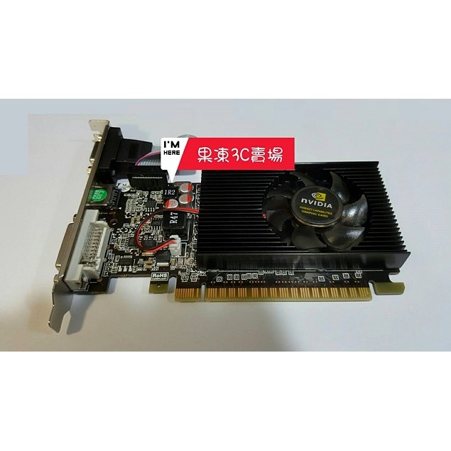 電腦顯卡 nVIDIA  全新 PCI-E 16X GT640 1GB DDR3 顯卡 雙頭輸出 雙屏顯示