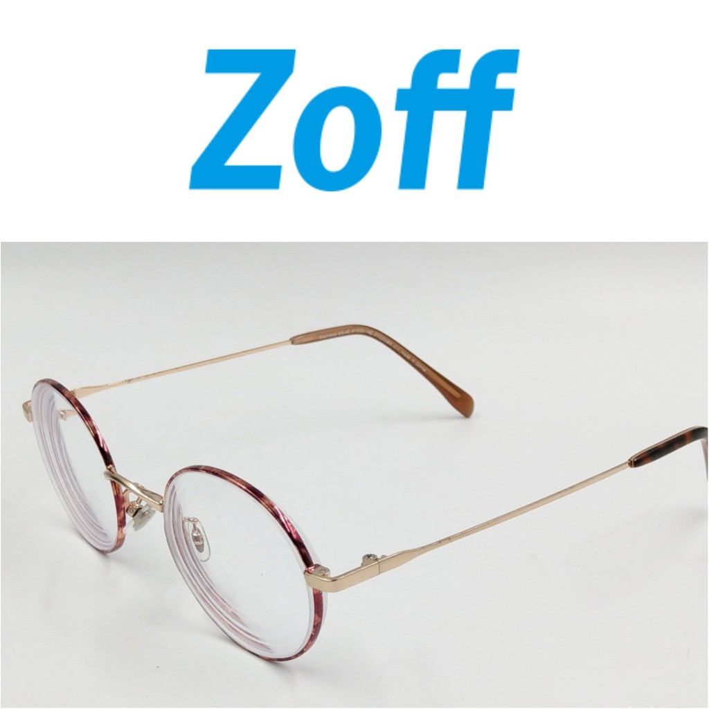 Zoff 眼鏡鏡框c69 文青鏡框復古眼鏡 蝦皮購物