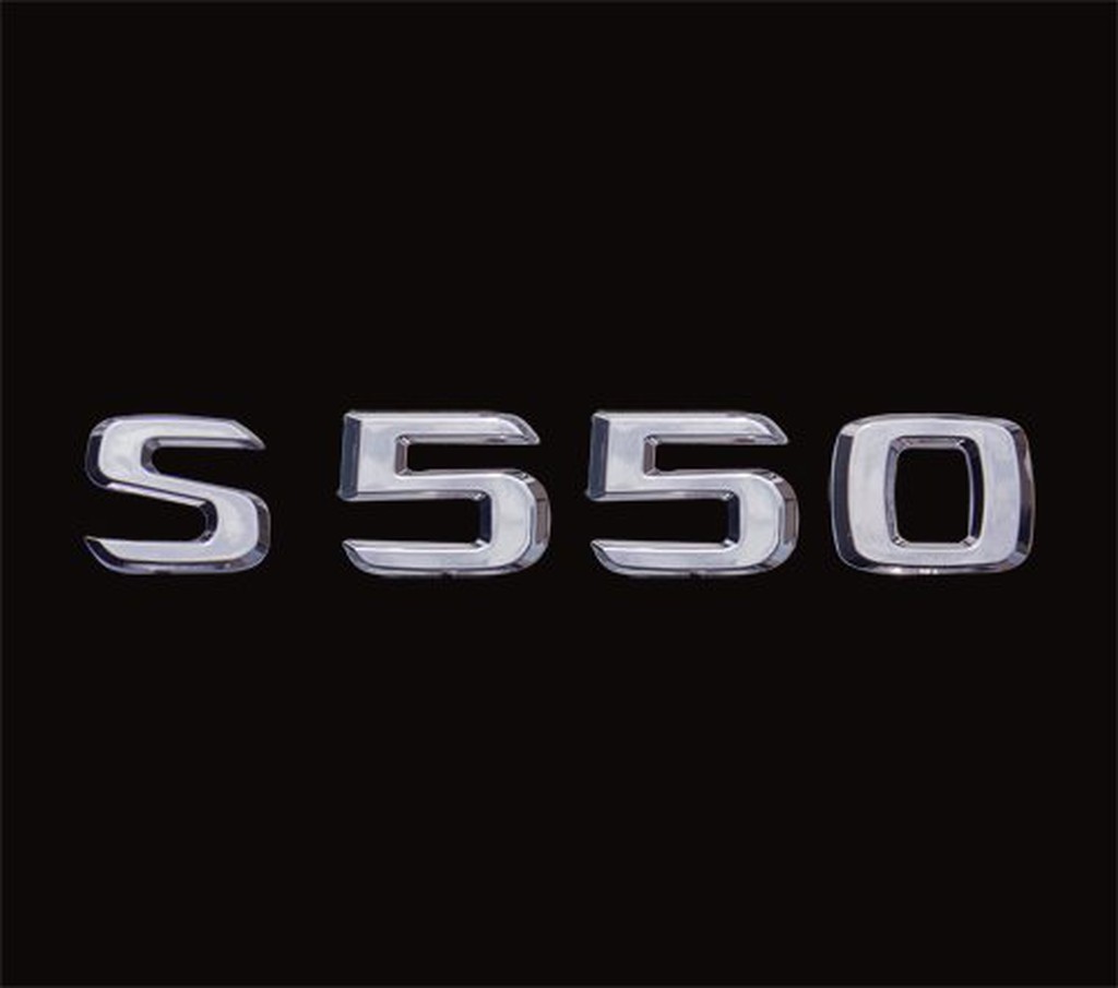 ~圓夢工廠~ Benz 賓士 S-class W221 S550 鍍鉻後車箱字貼 字體高度25mm 同原廠尺寸