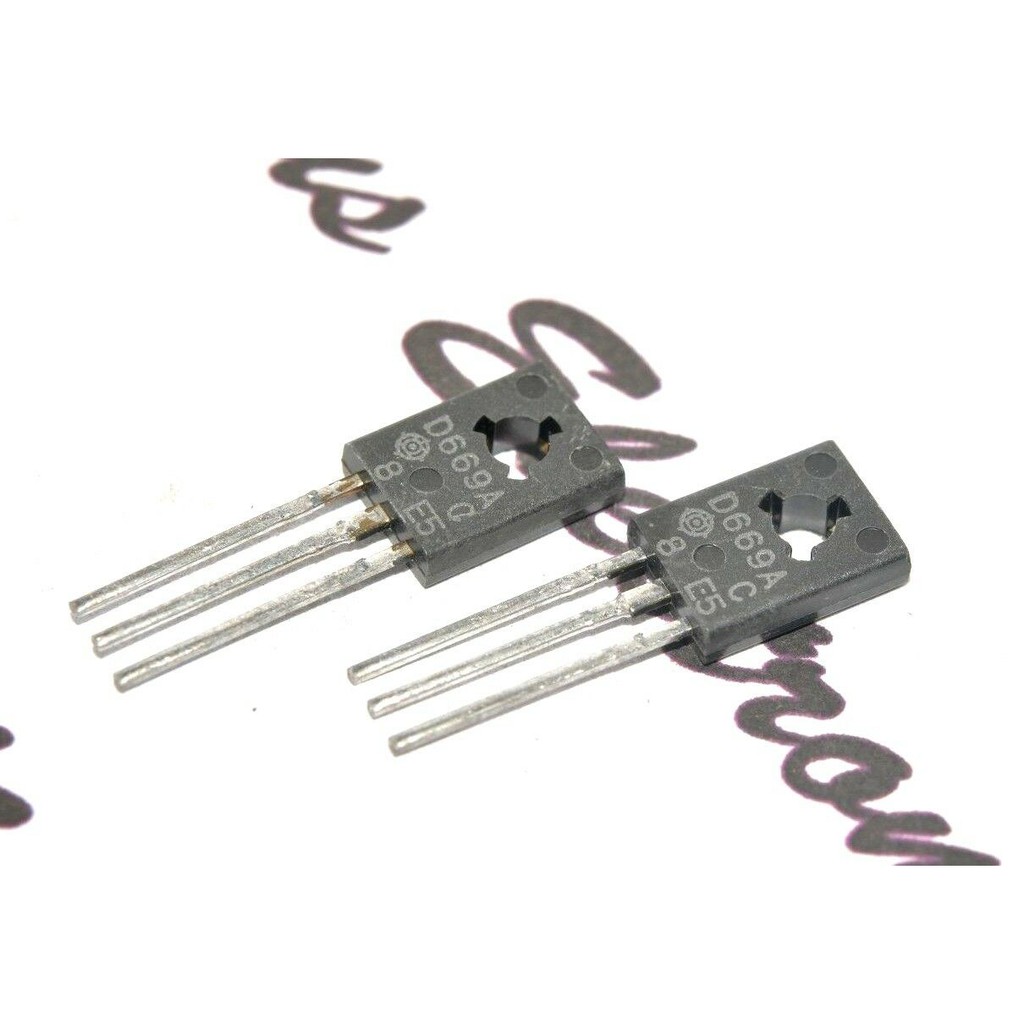 HITACHI 2SD669A / D669A NPN 1W 160V 1.5A TO126 電晶體