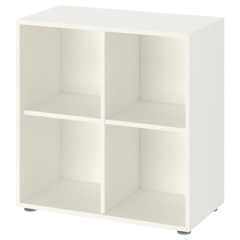 IKEA EKET 白色四格收納櫃，附可調整高度櫃腳