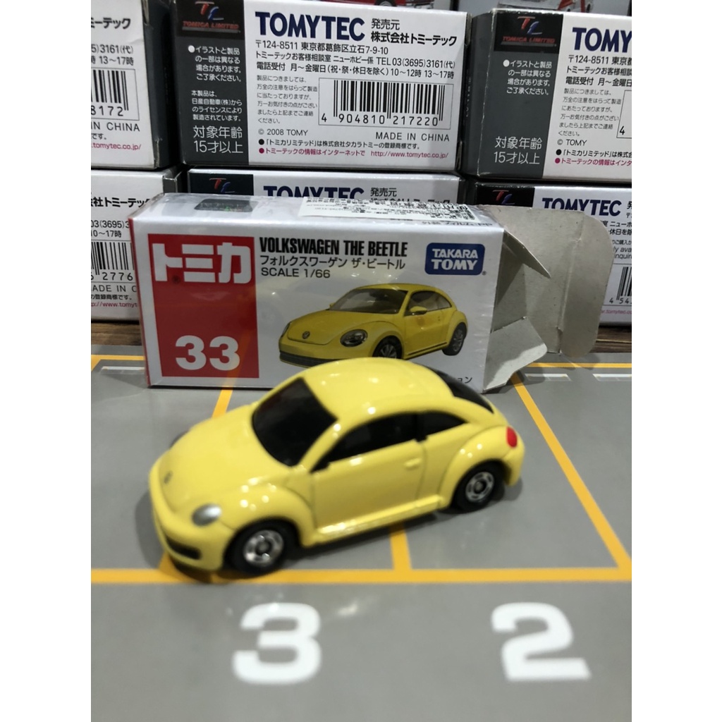 TOMICA NO.33 VOLKSWAGEN THE BEETLE 福斯 金龜車