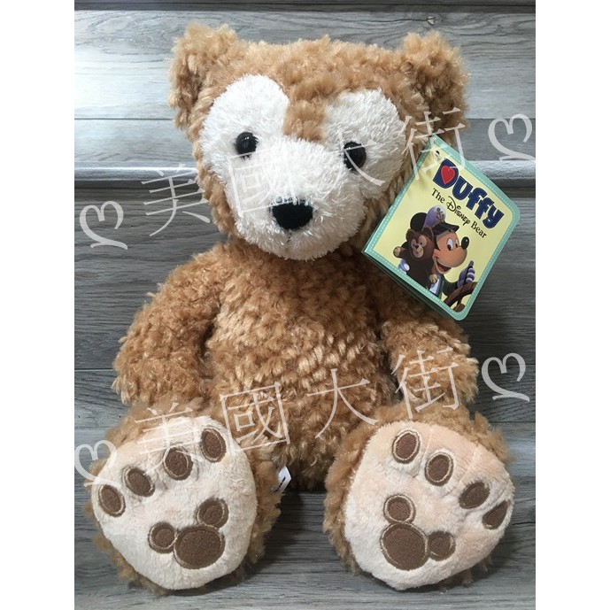現貨【美國大街】正品.美國迪士尼 PM34-1-2 達菲熊絨毛娃娃達菲絨毛娃娃 Duffy 12吋 / 30 cm