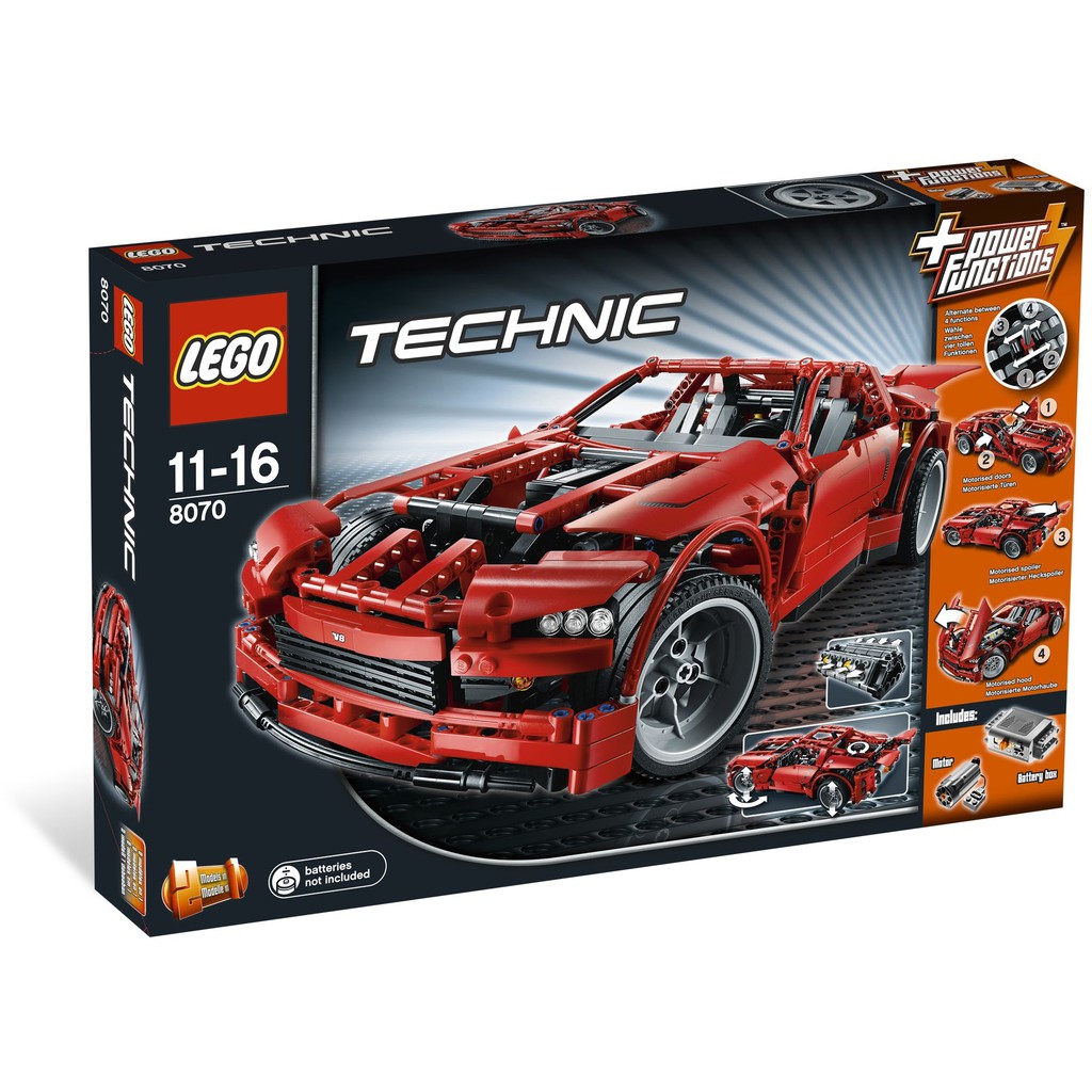 [特價] 正版 樂高 LEGO 8070 科技 超級跑車 (全新未拆品) TECHNIC Super Car 絕版