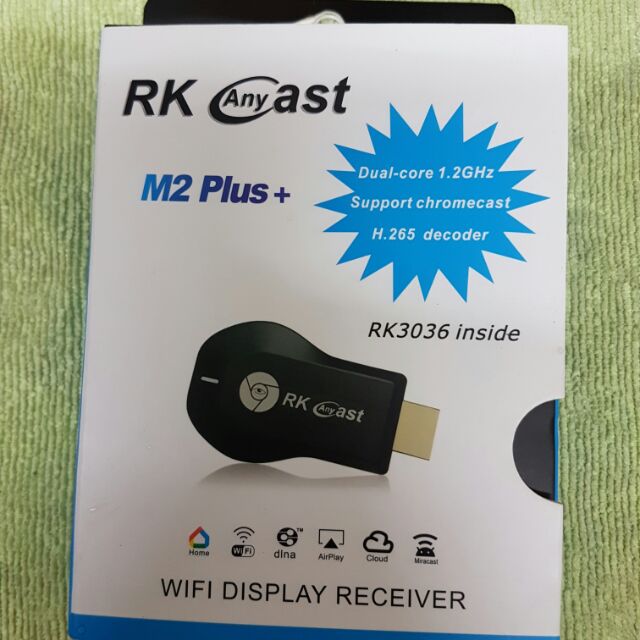 CP值爆錶追劇神器 RK AnyCast M2 Plus 手機電視投影HDMI WIFI iOS Androi適用