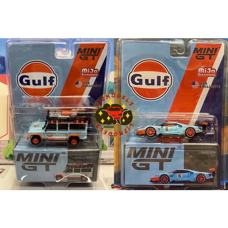 🔅里氏模型車 Mini Gt 美版吊卡 Ford Gt Land Rover Gulf 海灣 福特 路虎 模型車 269