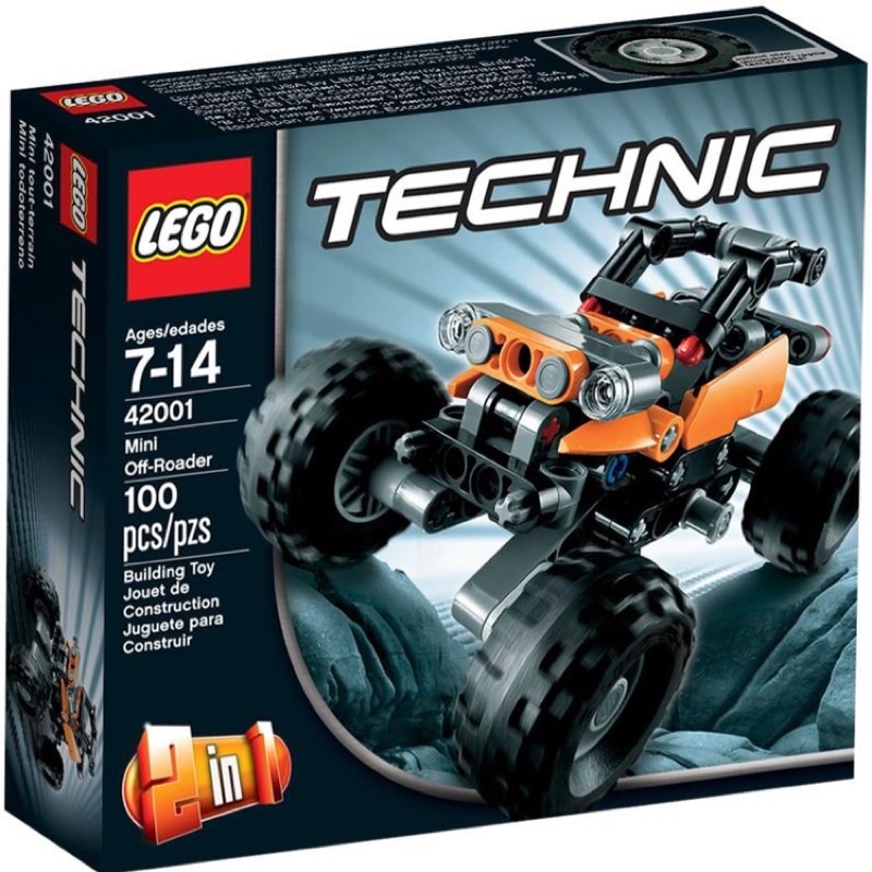 《安納金小站》 樂高 LEGO 42001 迷你越野車 絕版 科技 系列 2合1 二手 車子 盒組 載具
