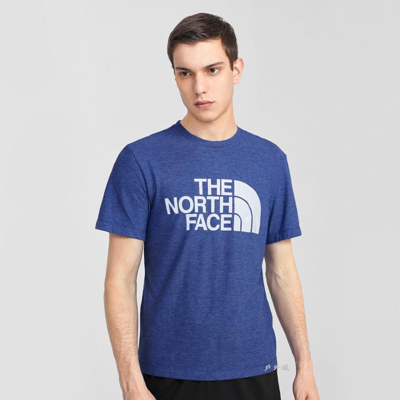 【The North Face】男 吸濕排汗大LOGO短袖T恤
