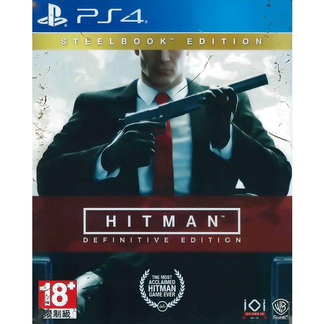 【二手遊戲】PS4 刺客任務 HITMAN DEFINITIVE EDITION 決定版 限定鐵盒版 中文版 台中