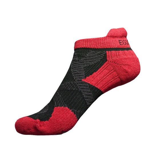 【EGXtech 衣格服飾】強化穩定壓縮踝襪(2X -黑/紅)｜專業防護 腳踝保護 吸濕排汗