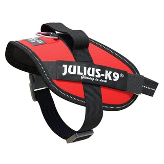 【JULIUS-K9】JK9-專業胸背帶/紅XS/Mini-Mini (胸圍40-53公分/4-7公斤)｜展飛寵物館