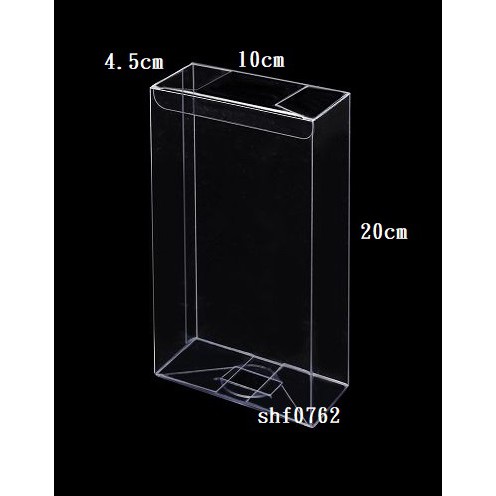 ≡☆包裝家專賣店☆≡包裝用品 PVC  透明盒子 塑膠盒 100x45x200 mm  10入