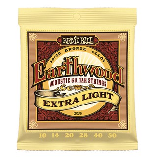 【YAMAHA佳音樂器】木吉他套弦 ERNIE BALL 2006 Earth wood 10-50 青銅 樂器配件