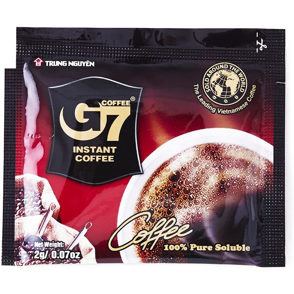 代購全聯越南g7黑咖啡一盒15包一包2公克 蝦皮購物