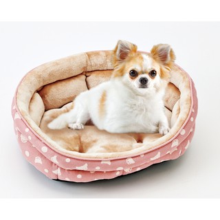★Petshop寵物網★日本MARUKAN-法蘭絨橢圓型睡床(MK-DP-392) 粉