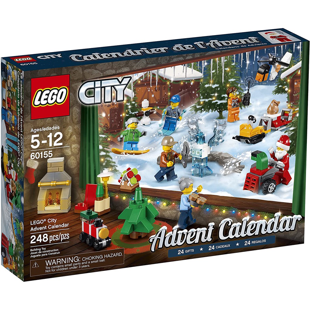 **LEGO** 正版樂高60155 City系列 城市聖誕倒數曆 全新未拆 現貨