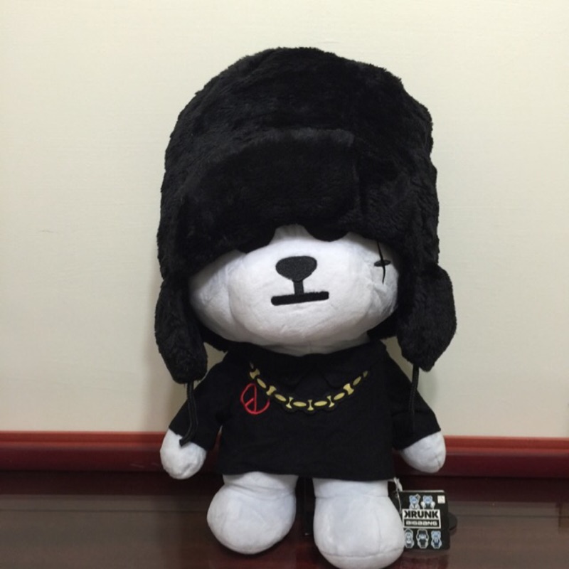 Bigbang官方正版日本限定KRUNK-大型GD暴力熊。45*25*20cm