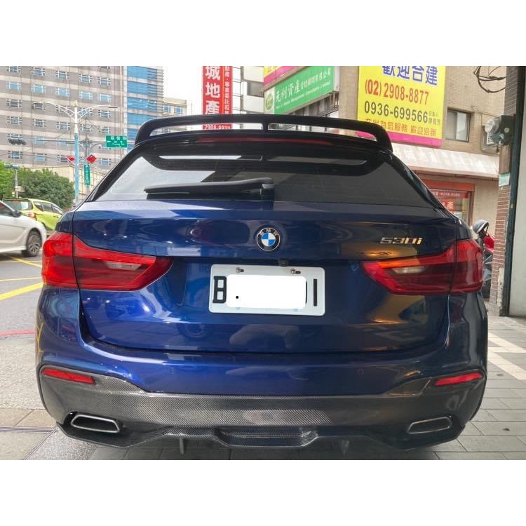 寶馬 BMW G30 G31 MP款碳纖維後下巴 530碳纖後擾流 540兩件式後下巴 550後唇定風翼