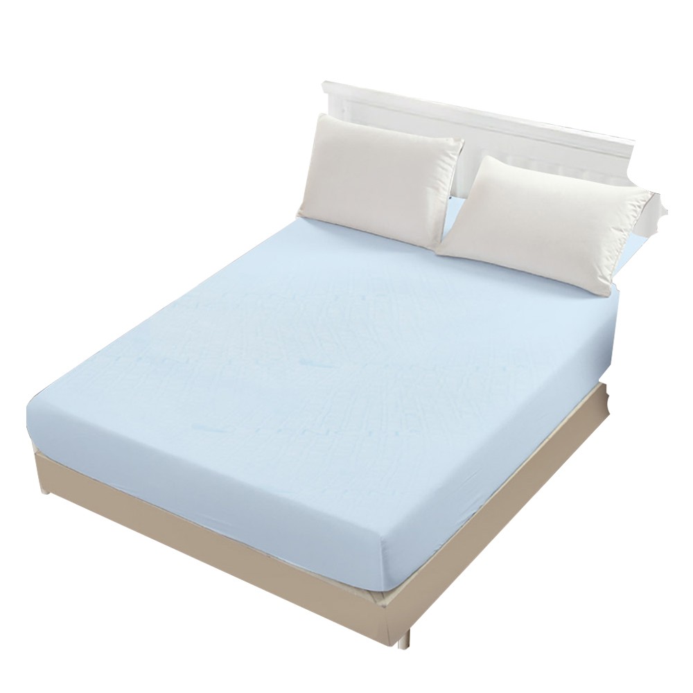 奢華萊賽爾3M吸濕排汗專利抑菌防蹣100%防水雙人床包式保潔墊(B0012-NM)