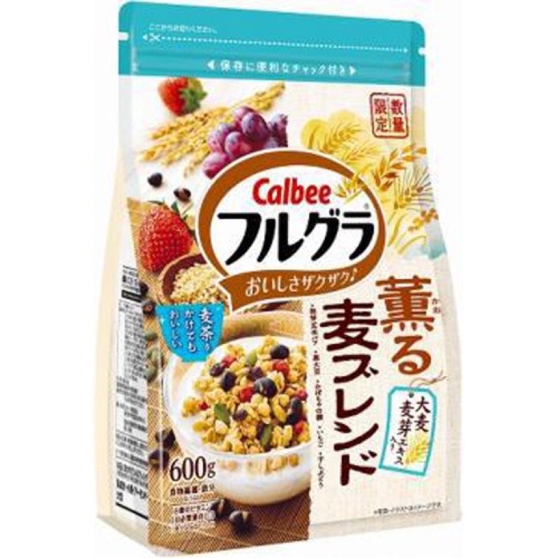 日本  calbee加樂比水果麥片  600g     穀物/早餐麥片 點心 卡樂比 限定版