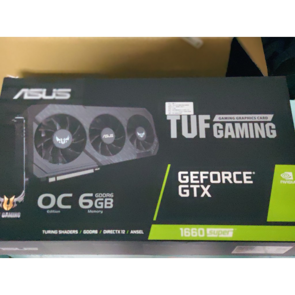 (二手) 華碩 TUF Gaming X3 GeForce GTX 1660 SUPER OC 6GB