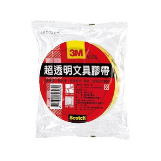 【蝦皮代開發票】3M 502S超透明文具膠帶