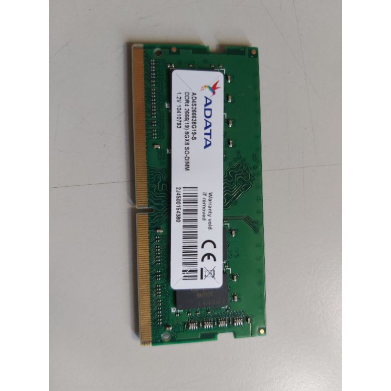 ADATA DDR4 2666 8G 筆電記憶體