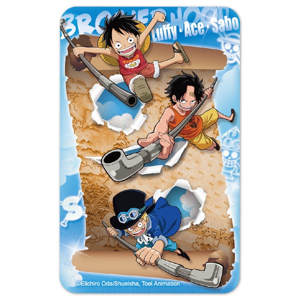 航海王one Piece 海賊icash2 0 三兄弟魯夫艾斯薩波三兄弟小時候 蝦皮購物