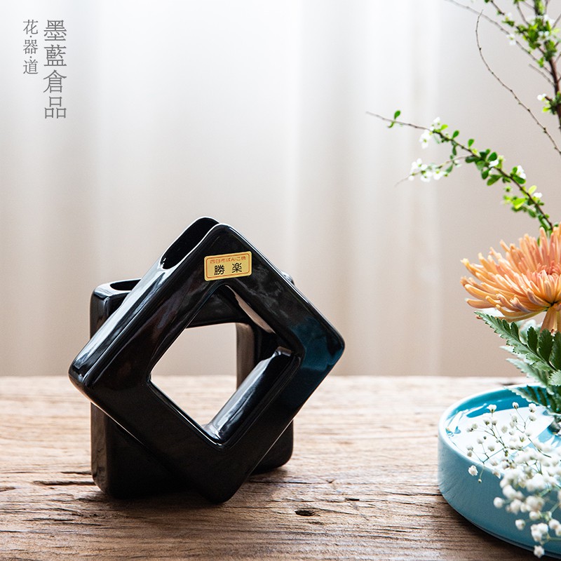 花器道 日本進口自由花花器池坊草月流日式插花器皿花瓶桌面茶席花道擺件k T 蝦皮購物