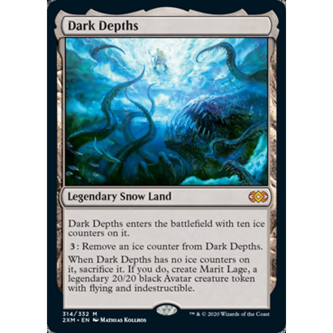 幻想卡鋪 Mtg 雙倍大師 2xm 英文mr 黑暗深淵dark Depths 蝦皮購物