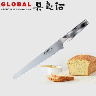 ☆ Apple ☆日本具良治GLOBAL專業麵包刀22CM(G-9)